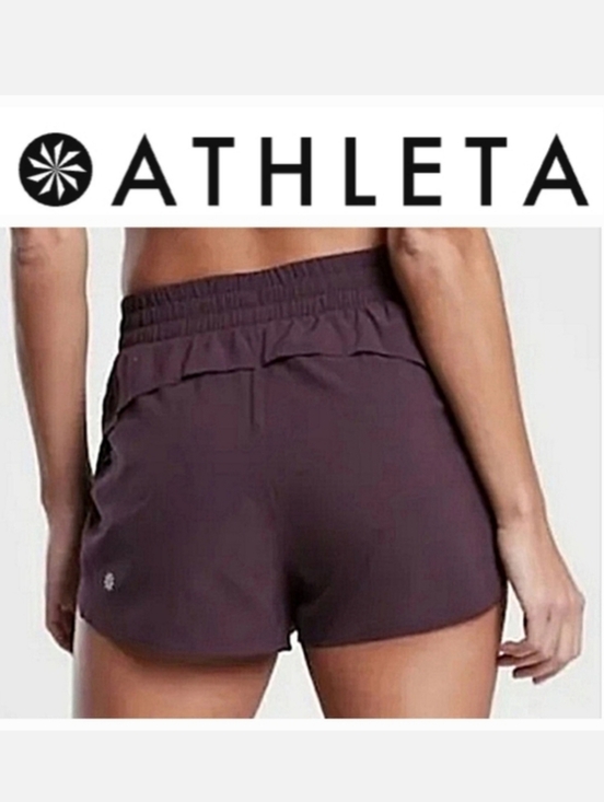 Athleta Pants - ATHLETA 3" Hustle Athletic Shorts in Deep Plum 1X